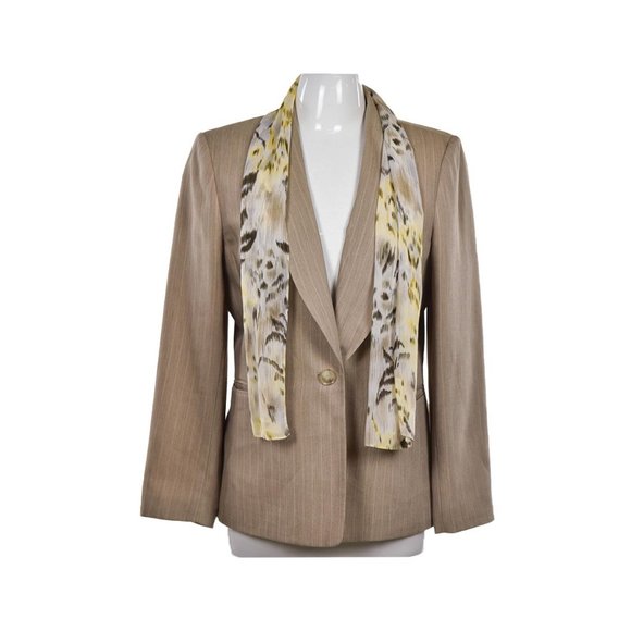Le Suit Blazers 12 Tan
